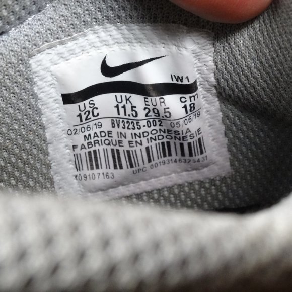 Nike Team Hustle Quick 2 Sport Kids Size 12C - Picture 8 of 10